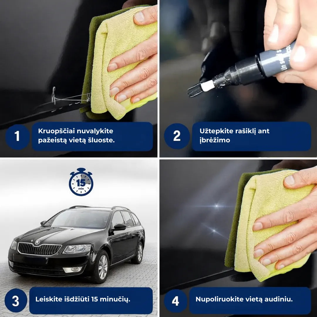 ORYLO | ScratchX™ | Momentinis automobilio įbrėžimų šalinimas