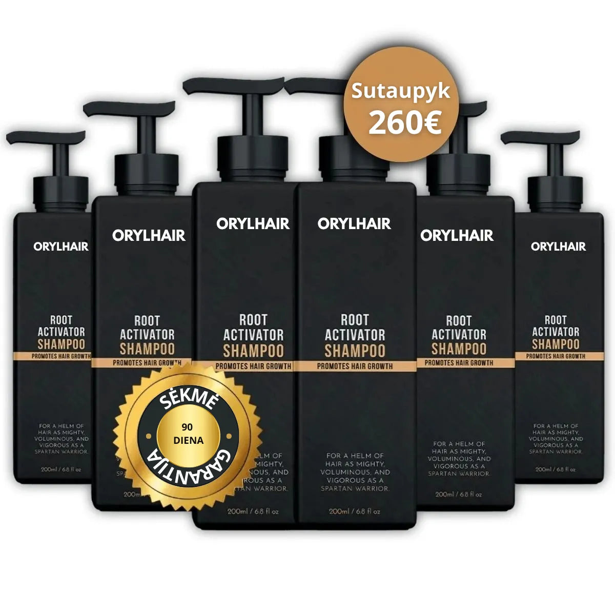 „Orylo™ RootBoost“ plaukų regeneracinis šampūnas